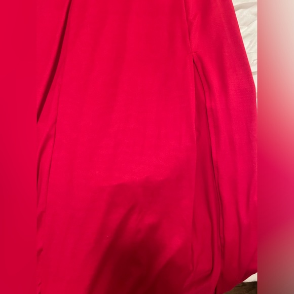 Urban Outfitters Rose Pink Maxi Slit Dress - Picture 2 of 6